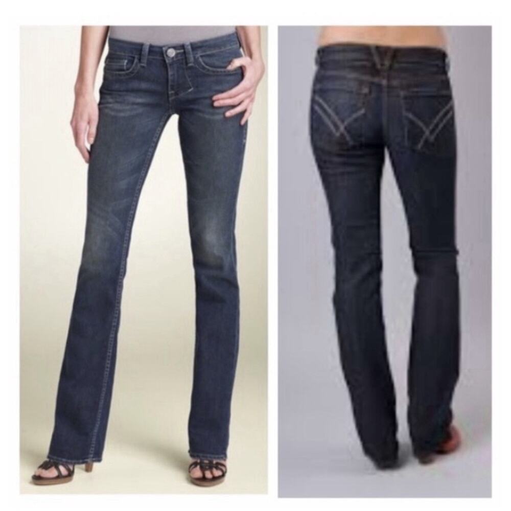 William Rast THE SADIE Slim & Straight Leg Boot Cut Denim Jeans Size 28